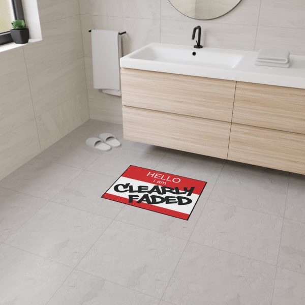 ClearlyFaded “Hello I Am” Floor Mat - Image 11