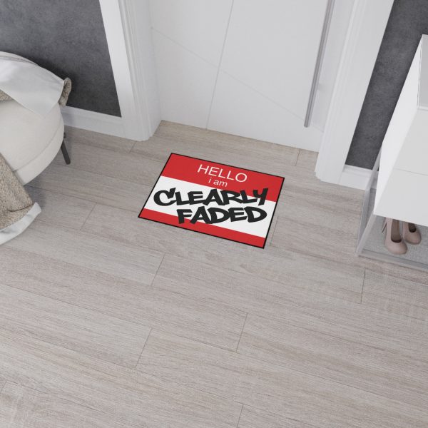 ClearlyFaded “Hello I Am” Floor Mat - Image 12
