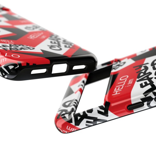 Clearly Faded “Hello I Am” Tough Phone Case - Image 157