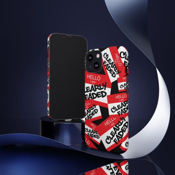 Clearly Faded “Hello I Am” Tough Phone Case - Image 10