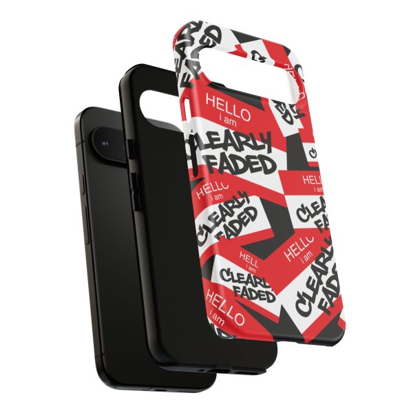 Clearly Faded “Hello I Am” Tough Phone Case - Image 216