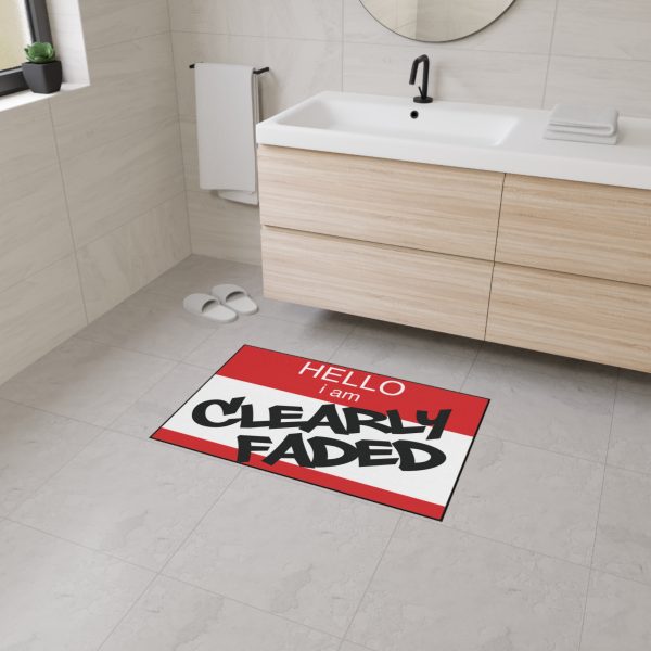 ClearlyFaded “Hello I Am” Floor Mat - Image 7