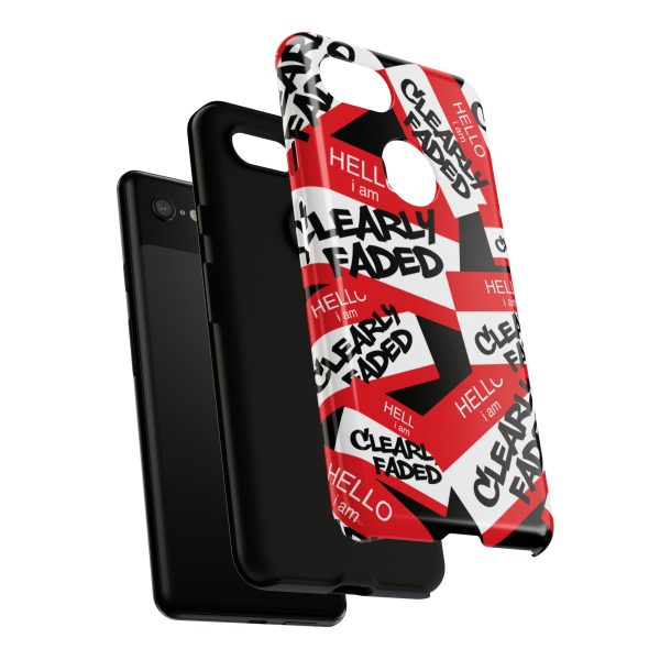 Clearly Faded “Hello I Am” Tough Phone Case - Image 237