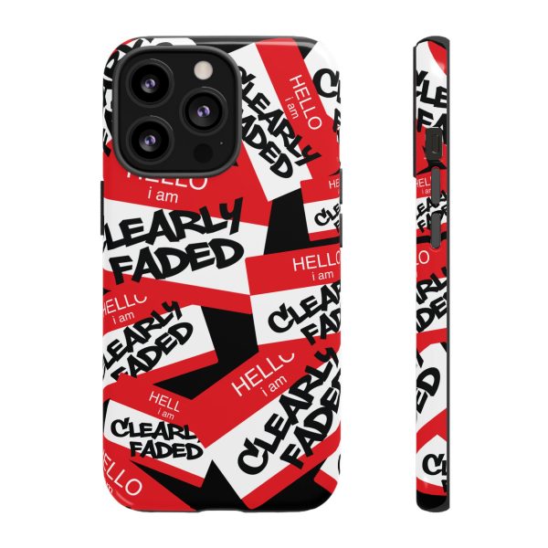 Clearly Faded “Hello I Am” Tough Phone Case - Image 15