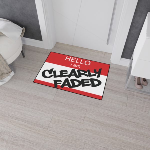 ClearlyFaded “Hello I Am” Floor Mat - Image 8